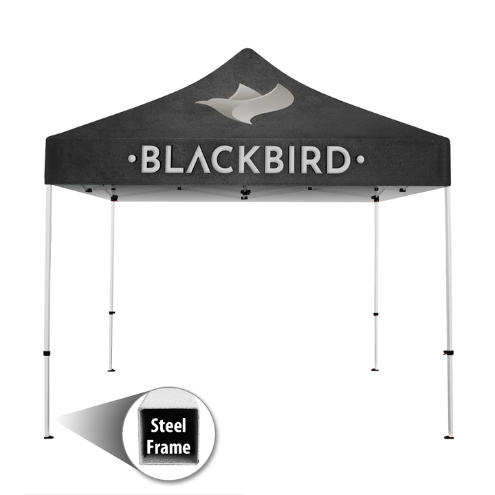 Prime Square Steel Pop Up Canopy Tent 10ft x 10ft - E-COM