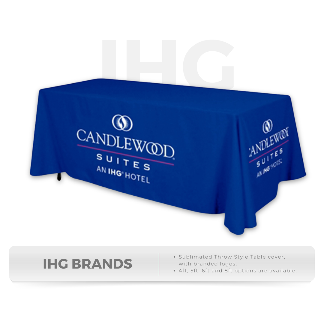 IHG Brands - Throw style Table covers - E-COM