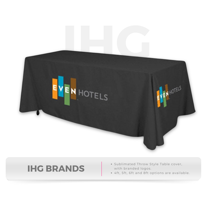 IHG Brands - Throw style Table covers - E-COM