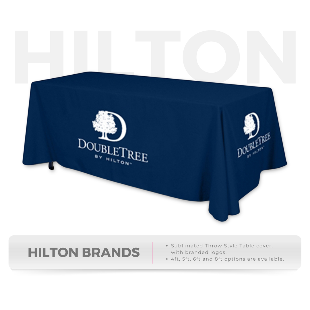 Hilton Brands - Throw style Table covers - E-COM