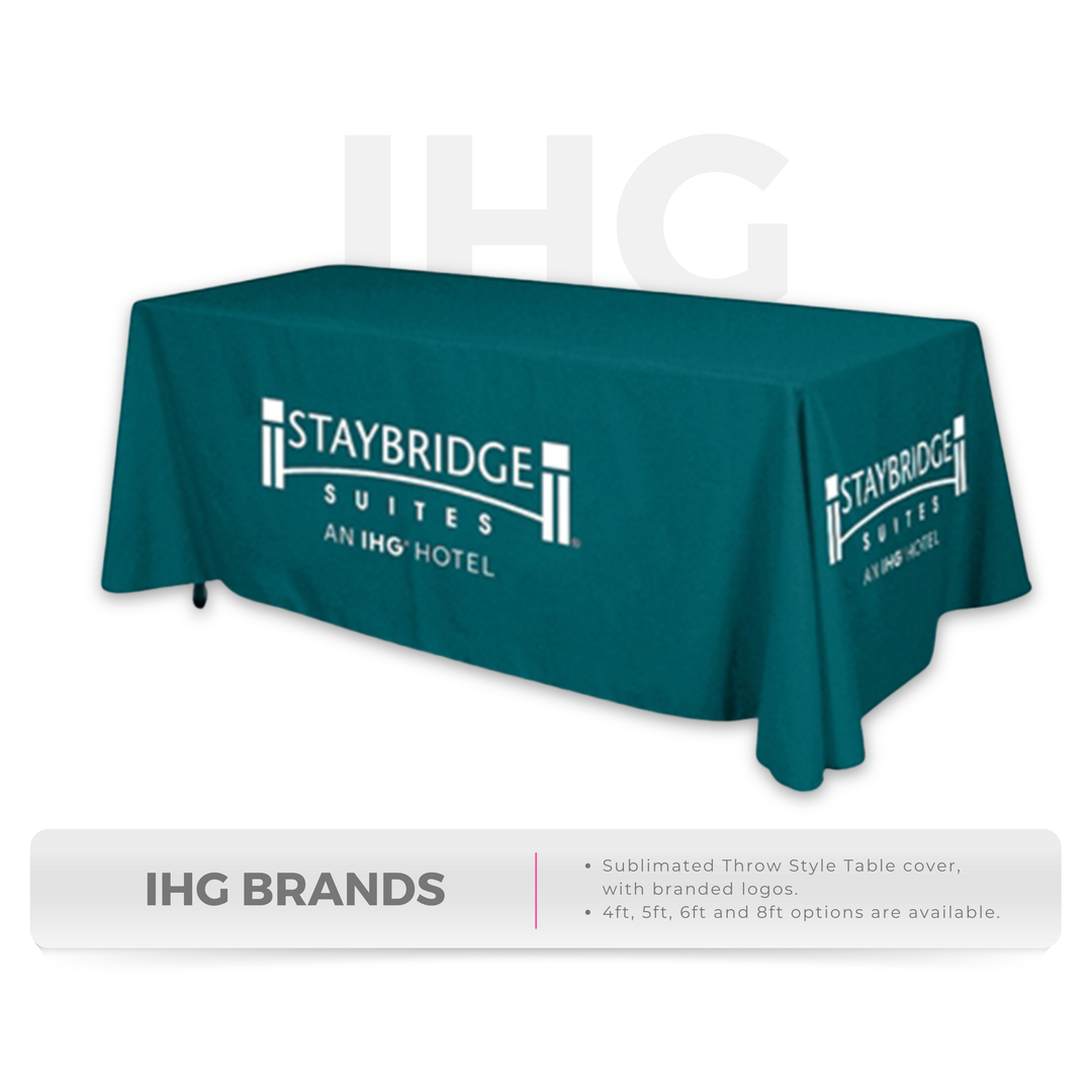 IHG Brands - Throw style Table covers - E-COM