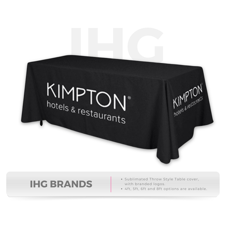 IHG Brands - Throw style Table covers - E-COM