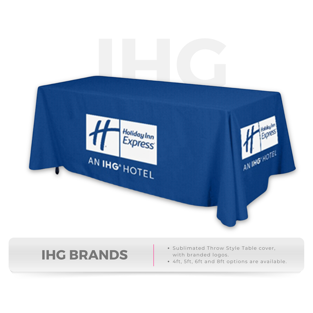 IHG Brands - Throw style Table covers - E-COM