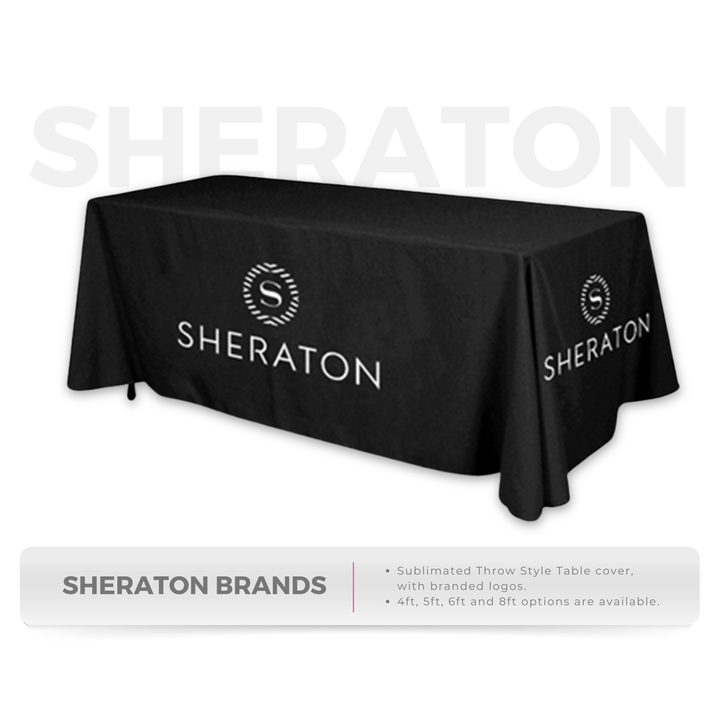 Sheraton Brands - Throw style Table covers - E-COM