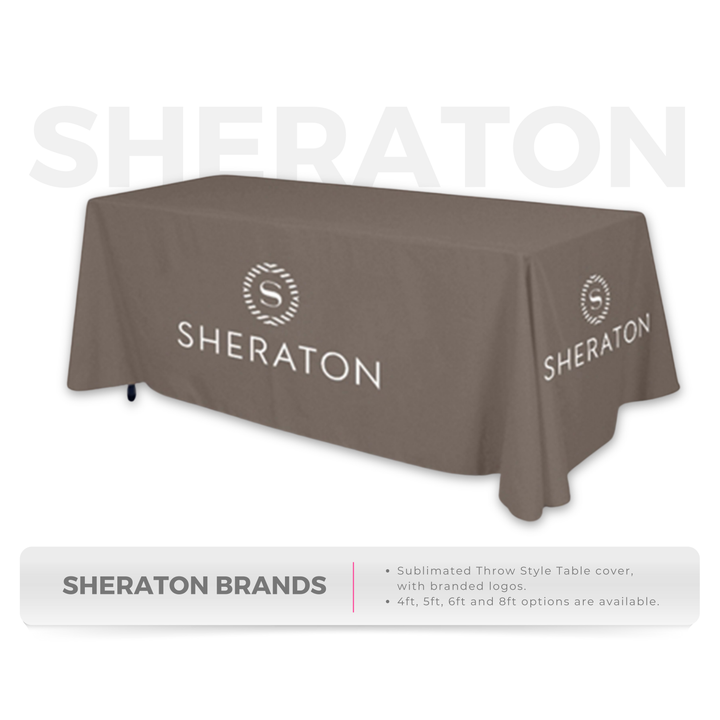 Sheraton Brands - Throw style Table covers - E-COM