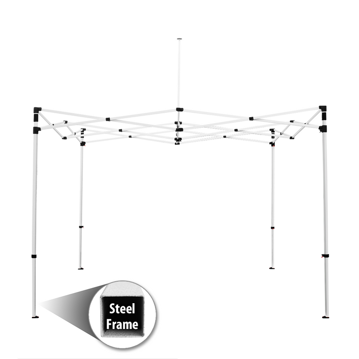 Pop up Canopy Tent 10 x 10 - E-COM - Steel Frame